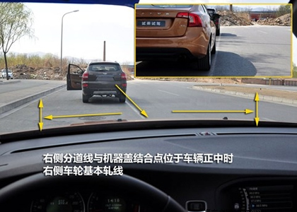 右侧判断车轮位置的方法和左侧稍有不同